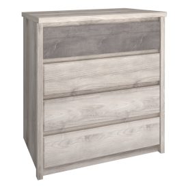 Komód 4S, nairobi gesztenye/onix, JESI NEW