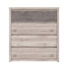 Komód 4S, nairobi gesztenye/onix, JESI NEW