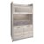 Alacsony vitrin 2D1W1S, nairobi gesztenye/onix, JESI NEW