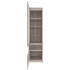 Vitrin 1D1W1S, nairobi gesztenye/onix, JESI NEW