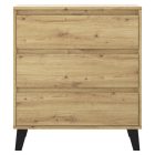 Komód, artisan tölgy, BOGAN NEW 3S70