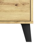 Komód, artisan tölgy, BOGAN NEW 3S70