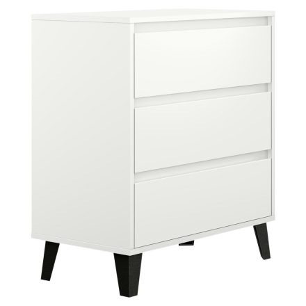 Komód, fehér, BOGAN NEW 3S70