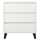 Komód, fehér, BOGAN NEW 3S70