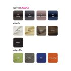 Klub duplafotel, textilbőr, bézs színű, CUBA