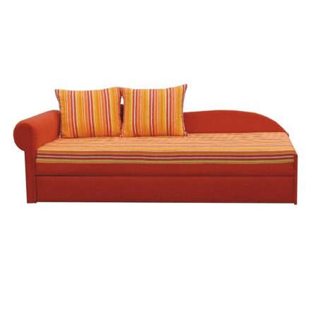 AGA D nyitható kanapé-balos  - narancssárga