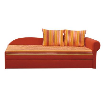AGA D nyitható kanapé-jobbos - narancssárga