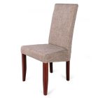 Berta étkezőszék szilva-világosbarna szövet