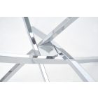 Raymond kerek étkezőasztal – átlátszó