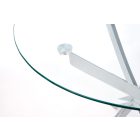 Raymond kerek étkezőasztal – átlátszó