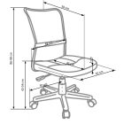 Dingo forgószék – szürke / fekete