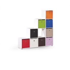 Caboto polcos szekrény – fehér