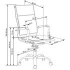 Mantus forgószék – fekete