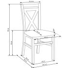 Dariusz 2 szék – fehér