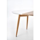 Edward bővíthető étkezőasztal – fehér / mézes tölgy