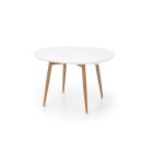 Edward bővíthető étkezőasztal – fehér / mézes tölgy