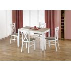 Maurycy bővíthető étkezőasztal – sonoma tölgy / fehér