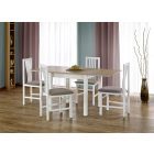 Gracjan bővíthető étkezőasztal – sonoma tölgy / fehér