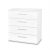 Lima KM-3 komód – fehér