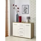 Lima KM-4 komód – sonoma tölgy / fehér