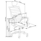 Socket forgószék – fekete / fehér