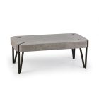 Emily dohányzóasztal – beton / fekete