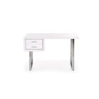 B30 íróasztal – fehér / króm