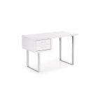 B30 íróasztal – fehér / króm