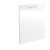 VENTO DM-60/72 mosogatógép front panel, szín: fényes fehér