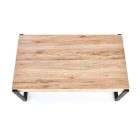 Capri dohányzóasztal – san remo tölgy / fekete