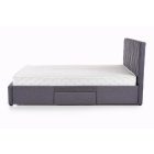 Betina 160 ágy fiókokkal – szürke