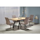 Capital bővíthető étkezőasztal – arany tölgy / fekete