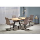 Capital bővíthető étkezőasztal – arany tölgy / fekete