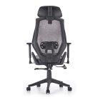 Hasel forgószék – fekete / szürke