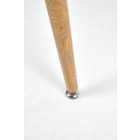 Edward bővíthető étkezőasztal – fehér / san remo tölgy