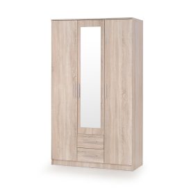 Lima S-3 szekrény tükrös ajtóval – sonoma tölgy