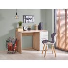 Lima B-1 íróasztal – fehér / sonoma tölgy