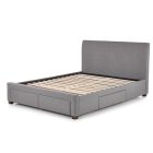 MODENA  140 ágy, ágyneműtartóval, szín: szürke