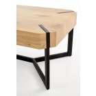 Lavida dohányzóasztal – arany tölgy / fekete