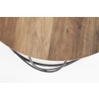 Nubira dohányzóasztal – dió / fekete