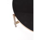 Ismena dohányzóasztal – fekete / arany