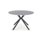 Avelar kerek étkezőasztal – fekete / fehér