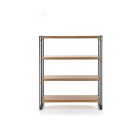 Bolivar REG1 polcos szekrény – arany tölgy / fekete