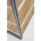 Bolivar REG1 polcos szekrény – arany tölgy / fekete