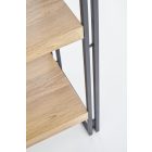 Bolivar REG1 polcos szekrény – arany tölgy / fekete