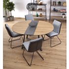 Moretti bővíthető étkezőasztal – arany tölgy / szürke / antracit