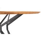 Pixel 2 kerek étkezőasztal – arany tölgy / fekete