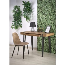 B39 íróasztal – mézes dió / fekete