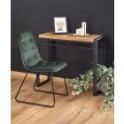 Bolivar KN1 konzolasztal – arany tölgy / fekete