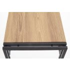 Bolivar KN1 konzolasztal – arany tölgy / fekete